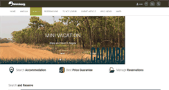Desktop Screenshot of hoteisangola.com